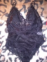 Lace Bodysuit Simplee Women Romper Floral-Top Backless Pink Deep-V-Neck Sexy Mesh Black