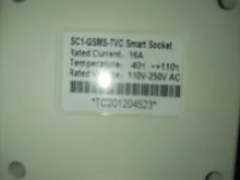 Enchufe controlador de temperatura GSM de 16A, alarma de apagado de potencia, interruptor de relé inteligente, salida SMS, Control remoto, abridor de puerta
