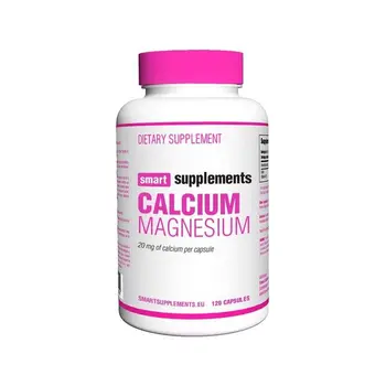 

Calcium and magnesium-120 capsules [Smart Supplements]