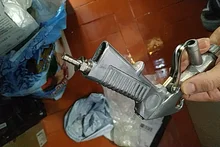 Pistola de pulverización de chorro de arena, herramienta abrasiva, boquillas de cerámica, Kit de puntas, herramientas neumáticas