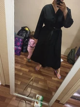 Summer Dresses Buttons V-Neck Lace-Up Oversize Colorfaith Women Spring Vintage Casual