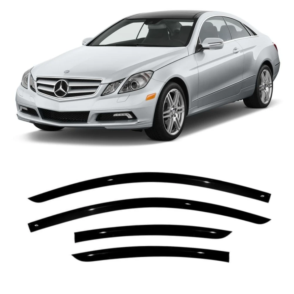 Wind Visor Deflectors Cobra Tuning M34213- Car Ventvisor Door Side - Window Air Guard for Protection Against Snow Sun and Rain Compatible with