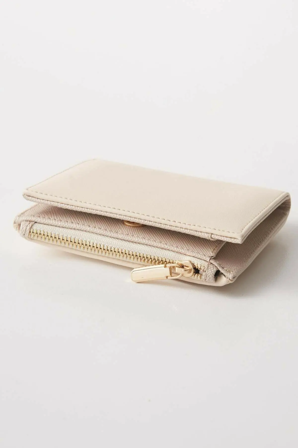 Addax Women's Beige Wallet 2021 New Fashion Women's Wallet Short Female Coin Purse Card Holder Cute Purse
