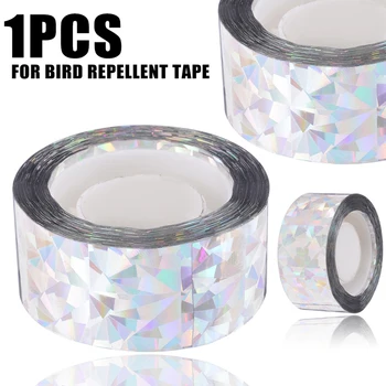 

Anti Bird Tape Bird 90M/45M Scare Tape Audible Repellent Fox Pigeons Repeller Ribbon Tapes for Pest Control