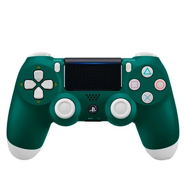 Gamepad wireless Bluetooth joystick for PS4 DualShock 4 v2 wireless (PS4/pc/iOS/Android) with shipping from Russia Gamepad playstation ps xbox series nintendo switch games game console for pc Green-White