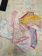 Ropa interior de algodón para niñas, bragas cortas para niños de 2 a 12 años, 12 Uds. Por lote