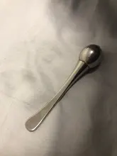 Rodillo de masaje para ojos, aplicador de Crema para Ojos, espátulas cosméticas, cuchara Facial antiarrugas, herramienta de cuidado de adelgazamiento Facial de aleación dorada, 1 ud.