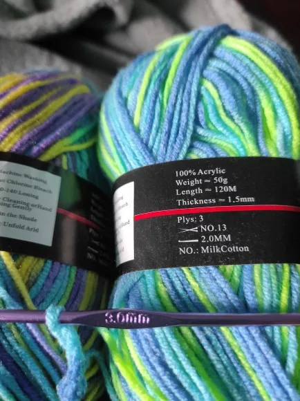 1Pc=50g Baby Milk Cotton Yarn Crochet Yarn For Knitting Wool Yarn Warm  Chunky Yarn For Children Hand Knitted Yarn Knit Blanket - Price history &  Review, AliExpress Seller - TPRPYNyarn Store