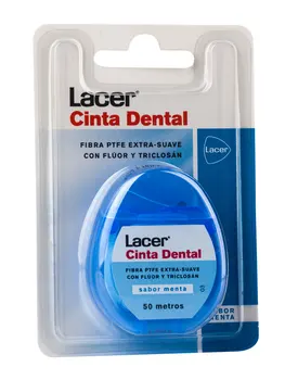 

Lacer dental tape 50 m fluor and triclosan dental tape