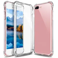 Защитный чехол-подставка OcioDual из ТПУ для iPhone 7 Plus, 8 Plus, углами, усиленными краями, АНТИШОК, силиконовый, противоударный
