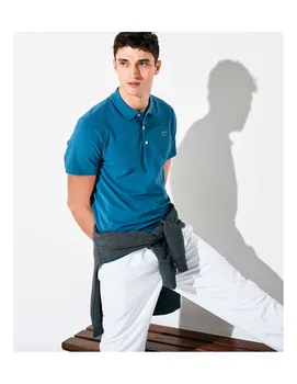 

LACOSTE SPORT ULTRA-LIGHT men's Polo shirt short sleeve and blue color