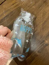 Botella de agua caliente transparente, calentador de mano de dibujos animados, Mini bolsas de agua caliente portátiles a prueba de explosiones