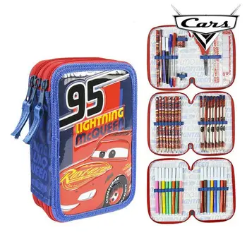 

Triple Pencil Case Giotto Cars Blue (43 Pcs)