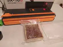 Sealing-Machine Vacuum-Bag Food-Saver Automatic ATWFS for Free 10pcs Cutting