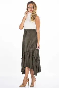 

BLUE WHİTE PİLİLİ SKIRT