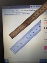 1PC de acero inoxidable regla métrica de regla de doble cara 15cm regla de Metal gran oferta