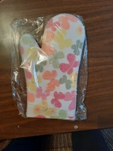 2 uds resistente al calor guantes de silicona para cocina horno guantes grueso guante de cocina de silicona microondas horno de la cocina guantes con estampado