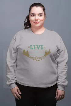 

Angemiel Wear Live 4gratitude In Gray Female Sweatshirt