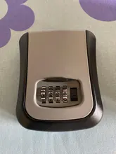 Cerradura de seguridad para puerta con contraseña de combinación de 4 dígitos, caja fuerte de aleación de Zinc para guardar llaves, caja secreta