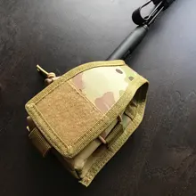 Bolsa de nailon 1000D para exteriores, bolsa de bolsillo para walkie-talkie de Radio, deportes tácticos, Molle