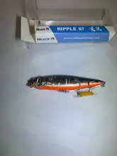 Hard Bait Walker Fishing-Lure Topwater Pencil Bass Plastic BLUX WTD Artificial Ripple 87