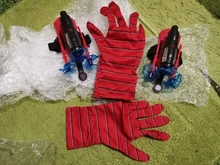 Nuevo Hombre Araña juguetes de plástico Cosplay guante de Spiderman juego de iniciador con la caja Original divertido juguetes para niños Año Nuevo cumpleaños Gi