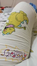 Pantalones Harajuku con estampado de dibujos animados para mujer, pantalón holgado y recto, estilo Hip Hop