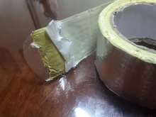 Cinta de goma de butilo de papel de aluminio para reparación de fugas, adhesivo súper Nano impermeable para reparación de manguera de techo, cinta flexible