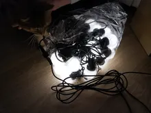 Bulb-String-Lights Globe Garland Cafe-Decoration Christmas Holiday IP65 Outdoor Waterproof