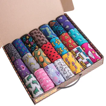 

Set of 21 pairs of women's cotton socks flappers peppers mix in the case "fancy shmancy"