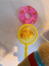 5 unids/set animales piscina juguetes de agua flotante blando de goma pato red de pesca piscina anillos de juguete | Baño de pato de juguete | Bebé baño Juguetes