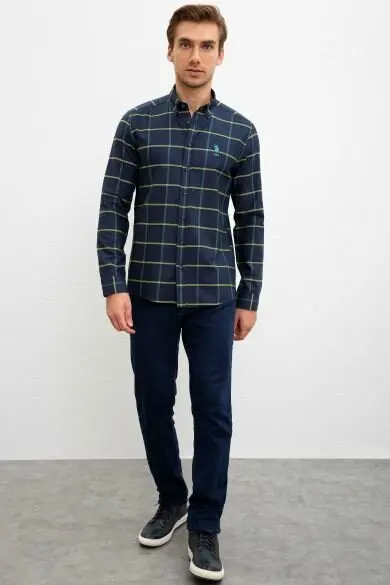 U.S. POLO ASSN. Мужской тканый гомлек