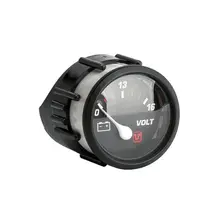 Вольтметр аналоговый 10-16 В, черный циферблат, черный ободок, д. 52 мм 63210T