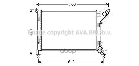 Радиатор Bw2310 Ava арт. BW2310