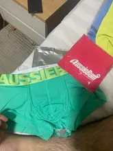 Aussieball-bóxer de cuatro esquinas para hombre, ropa interior, transpirable, de fibra elástica, color caramelo