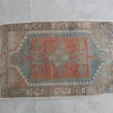 Винтажный тканый ковер 21 ''X 32''/52X81 см