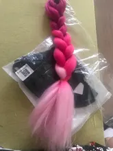 Hywamply 24 tamaño gigante sintético trenza extensión de pelo de Ombre Africana trenzado de archivo adjunto para giro caja trenzas nuevo Color
