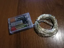 Fairy 2M 5M 10M Battery Operated LED Silver Wire String Lights For Wedding Christmas