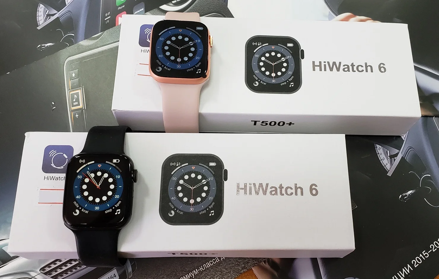 Smart watch hiwatch 6 T500 plus for iOS and Android, bluetooth fitness  tracker with replaceable straps and magnetic charging|Smart Watches| -  AliExpress