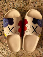 Zapatillas de verano de las mujeres de los hombres goma Eva para interiores 2021 Cool Fondo suave sandalias tendencia diapositivas Unisex chinelas zapatos para la playa casa 36-45