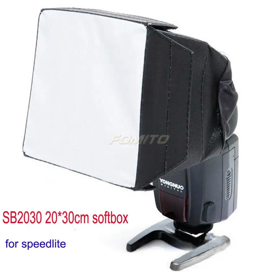 GODOX SB2030 20*30 см софтбокс наборы Универсальный складной софтбокс Speedlight с диффузором для вспышки профессиональной Камера софтбокса Speedlite Flash Камера флэш-светильник