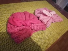 Gorro de punto para bebé para niña, gorro de Color caramelo para bebé, gorro estilo turbante, gorra para recién nacido, accesorios para niño