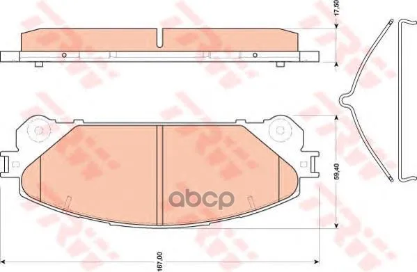 Gdb3484_[0446548150]!Колодки Дисковые П Lexus Rx 3.5 09 Trw/Lucas Gdb3484 TRW/Lucas арт. GDB3484
