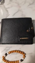 Cartera corta de alta calidad para hombre, monedero de cuero genuino, garantía de calidad, novedad de 2018, envío gratis
