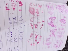 NICOLE DIARY-plantillas para estampado de uñas, plantillas para estampación de uñas con imagen de mariposa de gran tamaño, con encaje de hojas y flores