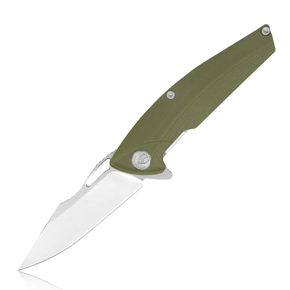 KB221 складной нож 3," D2 стальное лезвие G10 ручка карманный нож - Цвет: OD Green
