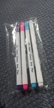Nuevo 1-4 Uds marcadores Soluble Cruz puntada rotuladores lavables con agua arandela tinta tela de plumas bricolaje costura herramientas de costura