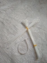 Blanco puede hacerse sujetacables de nylon 8*150/200/250/300/400/450may suelto slipknot corbata reutilizable de plástico de embalaje de la envoltura de corbata Correa