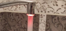 Faucet-Aerator Tap-Light Shower LED Bathroom Water-Power Kitchen 5-Choice Zhangji 1/3/7-color