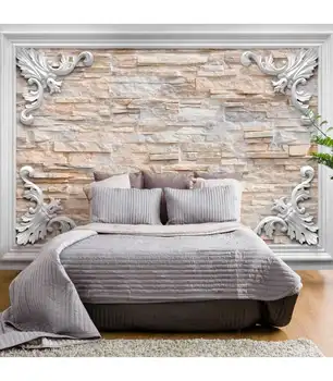 

Mural-Brick in the Frame (Orange)